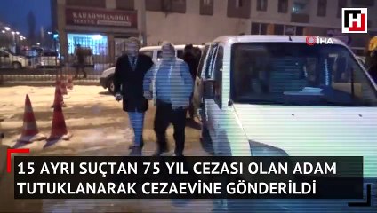 75 yıl cezası olan adam yakalanınca böyle poz verdi