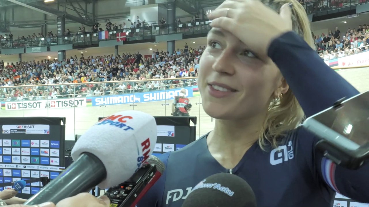 Championnats du Monde 2022 - Piste - Mathilde Gros : "Je leur dis rendez-vous dans deux à ce public qui nous a donné des ailes"