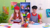 BACK TO SCHOOL - Awesome Art Crafts and Drawing Hacks! From Nerd to POPULAR by 123GO! CHALLENGE