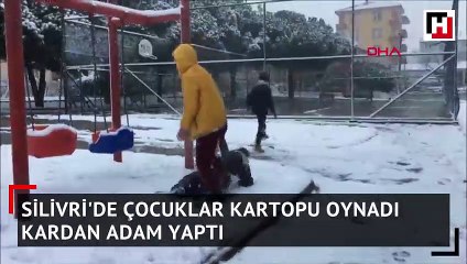 Silivri'de çocuklar karın tadını çıkardı