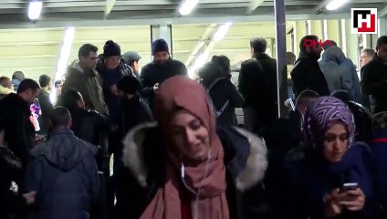 Marmaray'da sinyal arızası