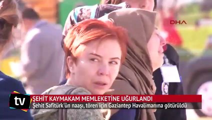 Şehit kaymakam memleketine uğurlandı