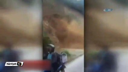 Toprak kayması 2 işçiyi böyle yuttu!
