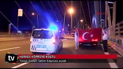 Yavuz Sultan Selim Köprüsü'nde selfie yarışı