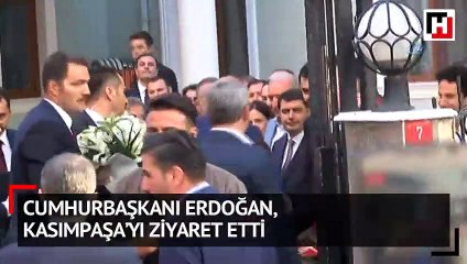 Cumhurbaşkanı Erdoğan, Kasımpaşa’yı ziyaret etti