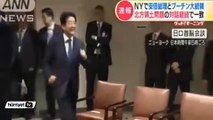 Japonya Başbakanı Putin'e böyle koştu