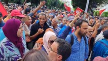 Tunisia, proteste contro il governo di Saied