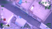 Sur'daki terör operasyonu havadan görüntülendi