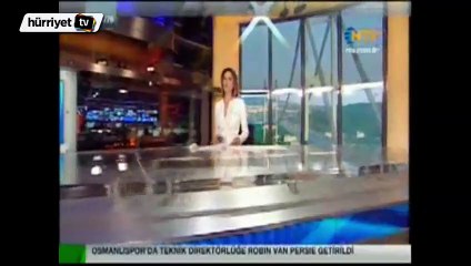 NTV reji, Van Persie'yi Osmanlıspor'a teknik direktör yaptı