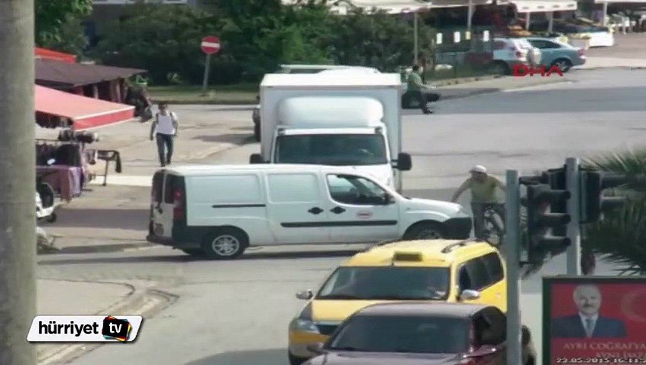 Ordu'da trafik kazaları ve yaya kazaları MOBESE kameralarında