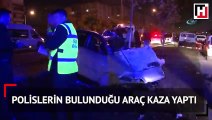 Polislerin bulunduğu araç kaza yaptı: 2 polis şehit , 3 polis ağır yaralı