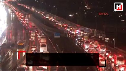 İstanbul'da trafik yoğunluğu
