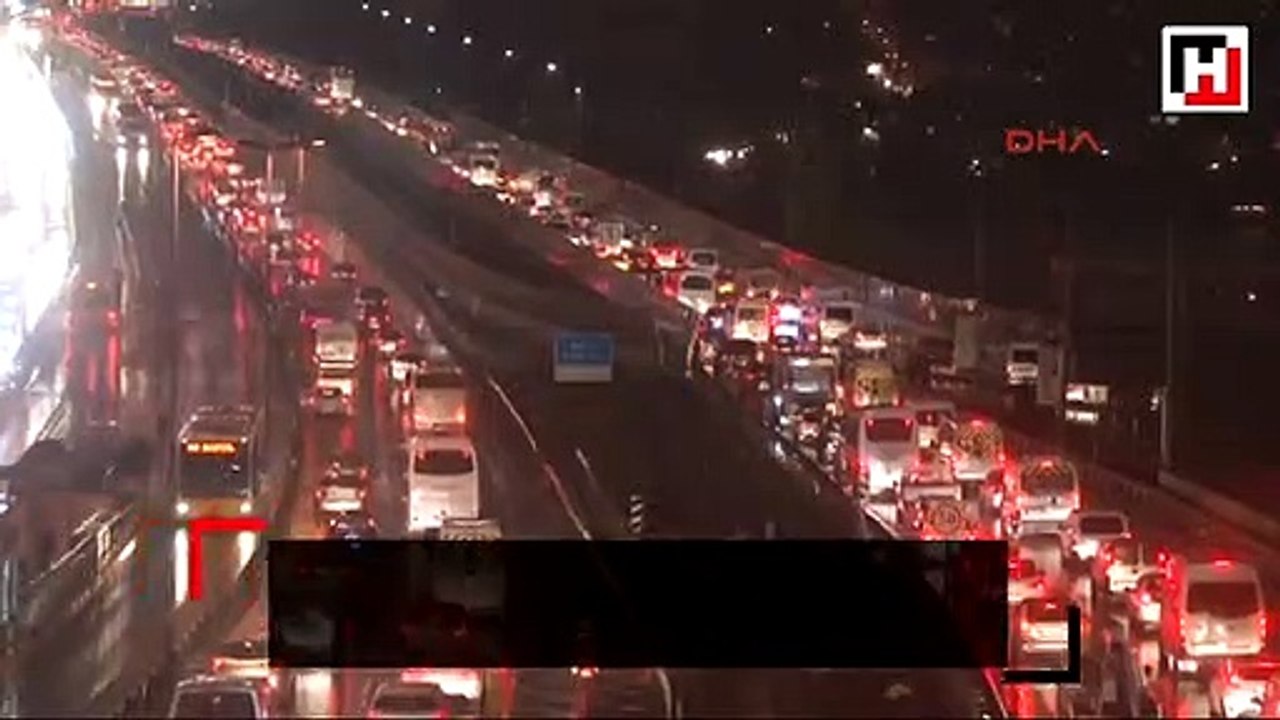 İstanbul'da trafik yoğunluğu