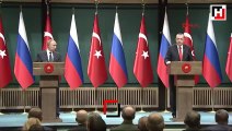 Cumhurbaşkanı Erdoğan, Rusya Devlet Başkanı Putin ile ortak basın toplantısı düzenledi