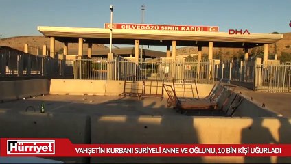 Sakarya'daki vahşetin kurbanı Suriyeli anne ve oğlunu, 10 bin kişi uğurladı