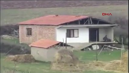 Kosova köyünün Sırplar tarafından yakılma görüntüleri ortaya çıktı