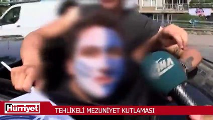 İstanbul’da “torpilli” ve “driftli” mezuniyet kutlaması