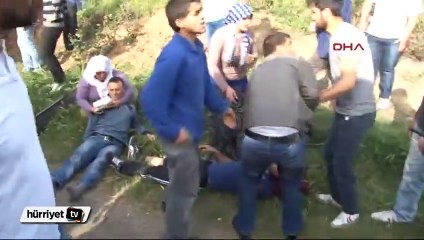 Tem savaş alanına döndü