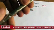 İstanbul'da kalem şeklinde suikast silahı ele geçirildi
