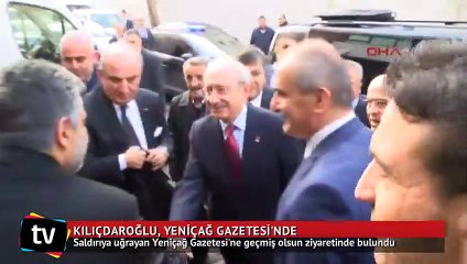 CHP lideri Kılıçdaroğlu, Yeniçağ Gazetesi'ni ziyaret etti