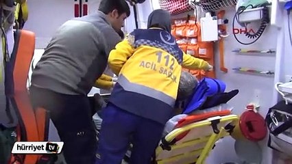 Bartın'da ırmağa uçan TIR'ın sürücüsü yaralı kurtuldu