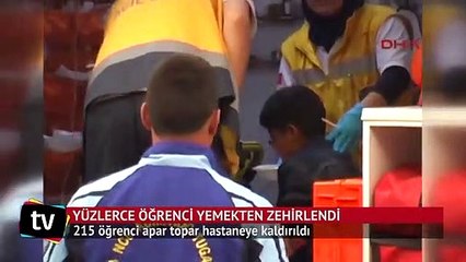 Konya'da yüzlerce öğrenci yemekten zehirlendi