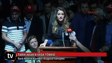 Tarık Akan’ın kızı Özlem Üregül'den duygusal konuşma