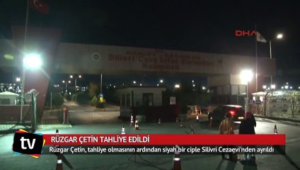 Rüzgar Çetin tahliye edildi