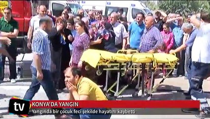 Yangında bir çocuk feci şekilde hayatını kaybetti