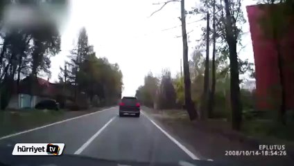 Önce makas attı sonra takla attı