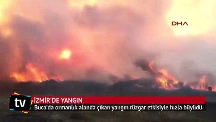 İzmir Buca'da yangın