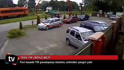 Tren TIR’ı böyle biçti