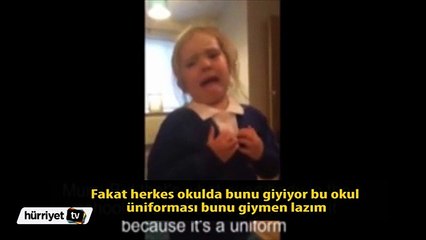 Manu'lu küçük kızın 'Mavi' isyanı