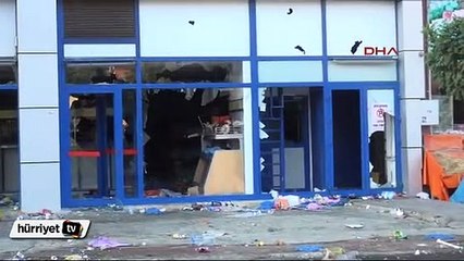 Önce yakıldı yıkıldı, sonra yağmalandı