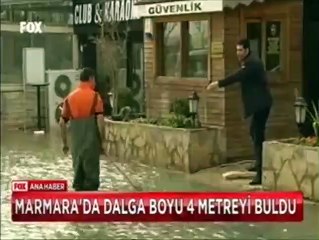 Muhabirin dalgalarla imtihanı
