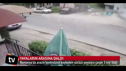 Trafik canavarı yayaları böyle ezdi: 1 ölü, 2 yaralı
