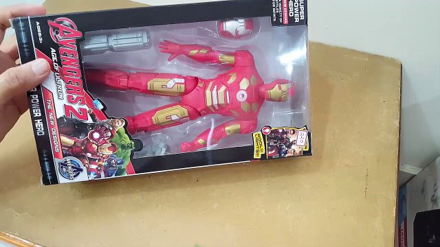Unboxing and review of Avenger Iron Man Toy Action Figure for kids fun and gift