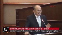 Topbaş'tan yeni proje İstanbul Boğazı'nın altına 'yürüme tüneli'