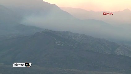 PKK kampları obüs atışlarıyla vuruldu