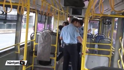 Otobüste silahlı kavga: 1 yaralı