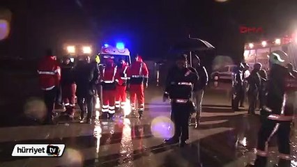 Tuzla'da araba denize düştü