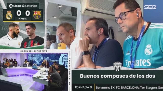 Euforia, tensión y éxtasis final de Roncero con el Clásico: sus reacciones son absolutamente maravillosas