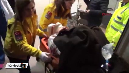 Sivas'ta yolcu otobüsü devrildi 51 yaralı