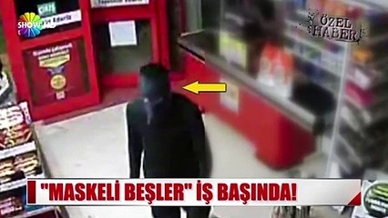 ''Maskeli Beşler'' iş başında
