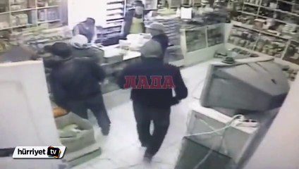 Market sahibine silahlı saldırı