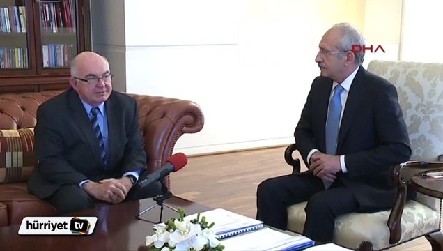 CHP lideri Kılıçdaroğlu, Kemal Derviş ile görüştü