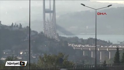Boğaziçi Köprüsü'nde "Metrobüs" trafiği
