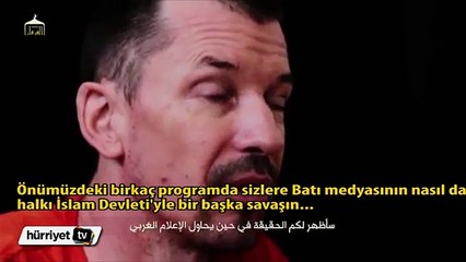 IŞİD'in elindeki ingiliz gazeteci: Bana kulak verin