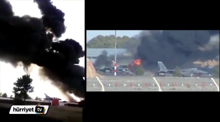 İspanya’da Yunan F-16 uçağı düştü