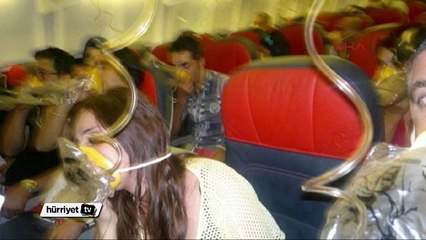 THY uçağında büyük panik